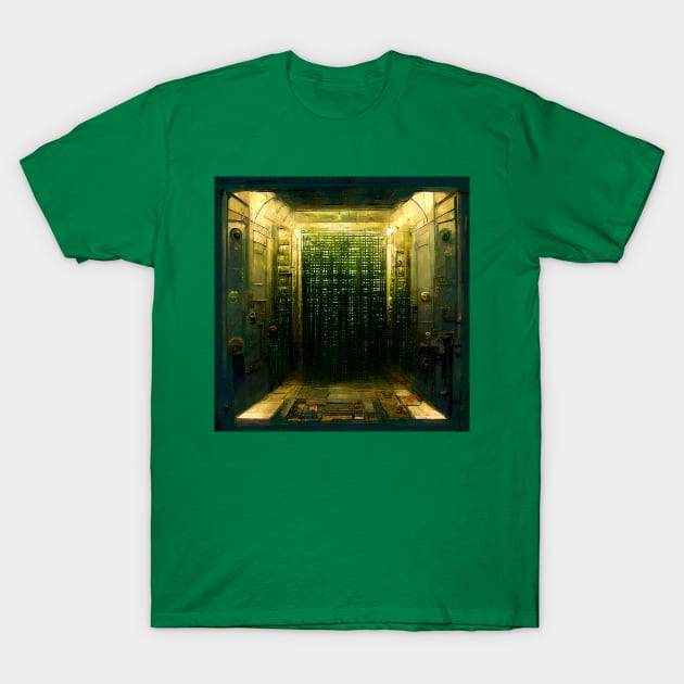 Matrix Vault T-Shirt by www.TheAiCollective.art